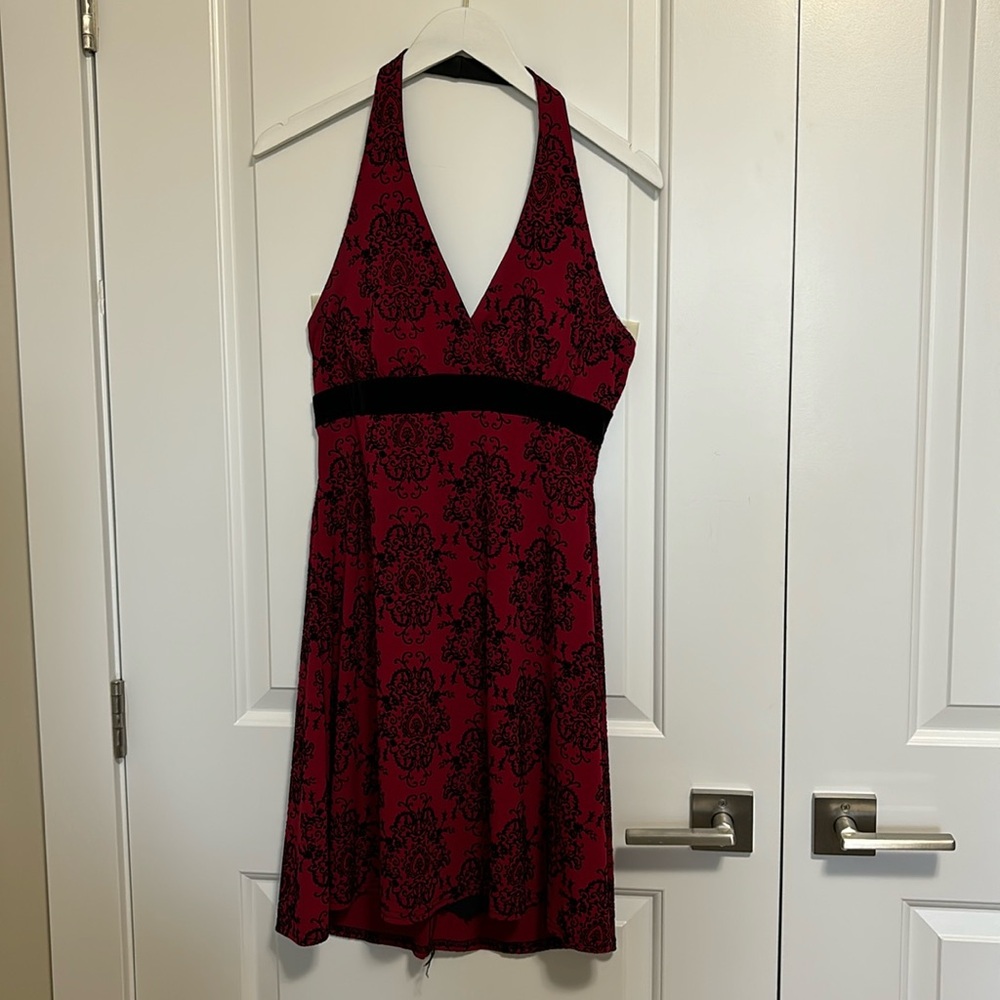 Jessica dress, red & black size medium